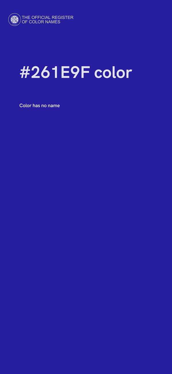#261E9F color image