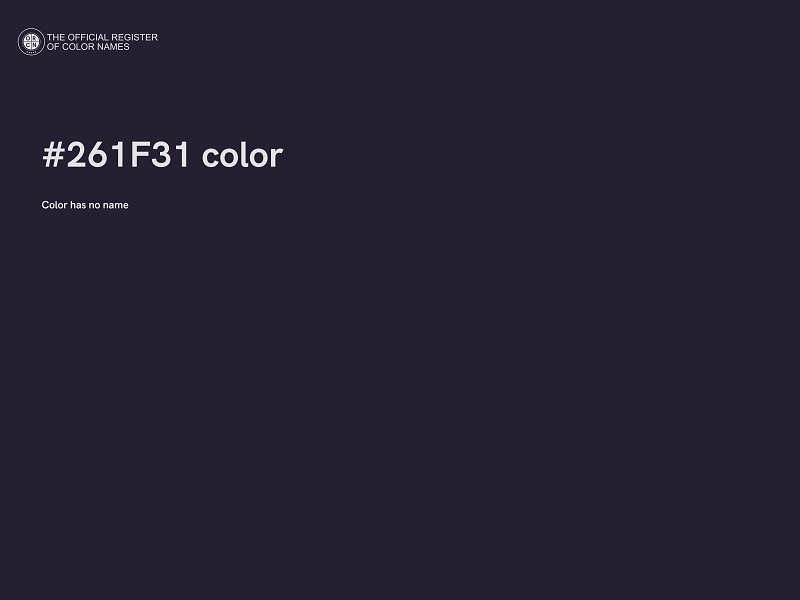 #261F31 color image