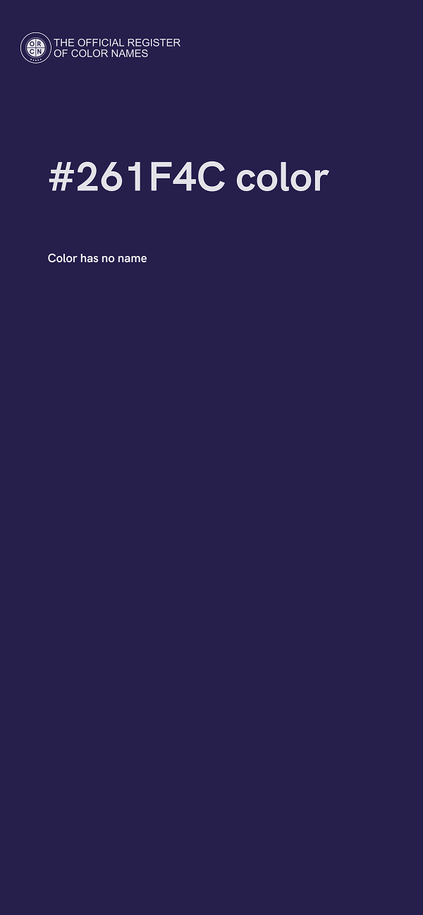 #261F4C color image