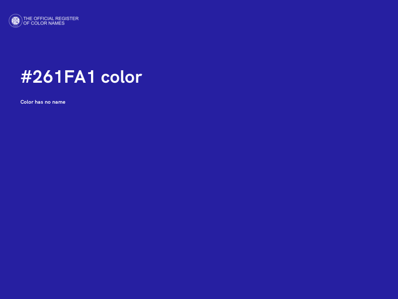 #261FA1 color image