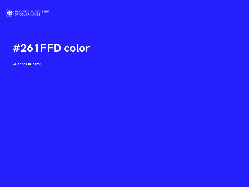 #261FFD color image