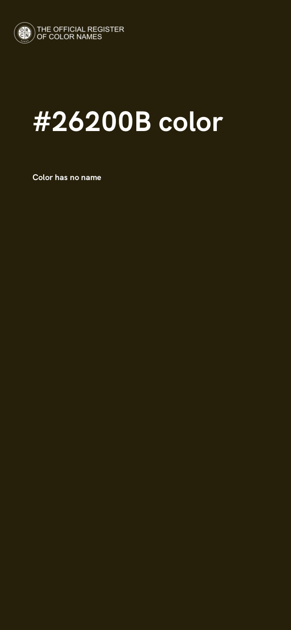 #26200B color image