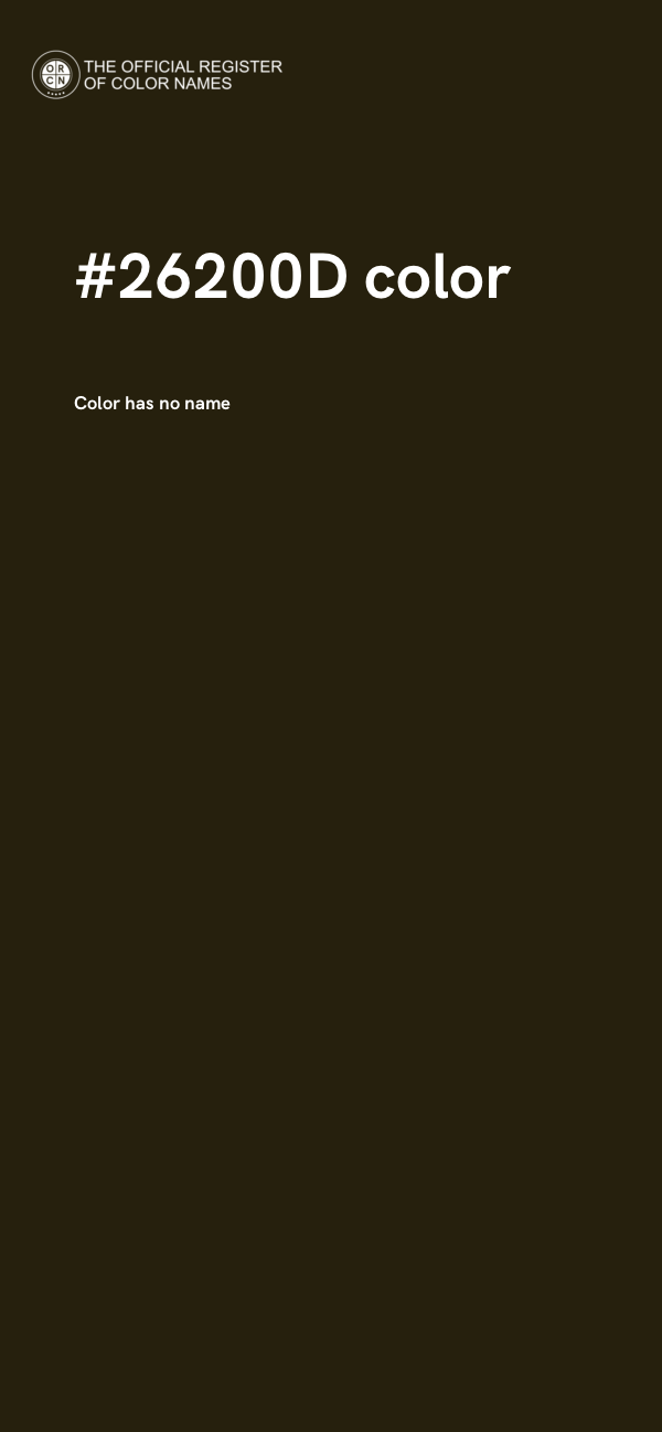 #26200D color image