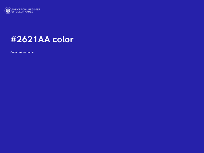 #2621AA color image