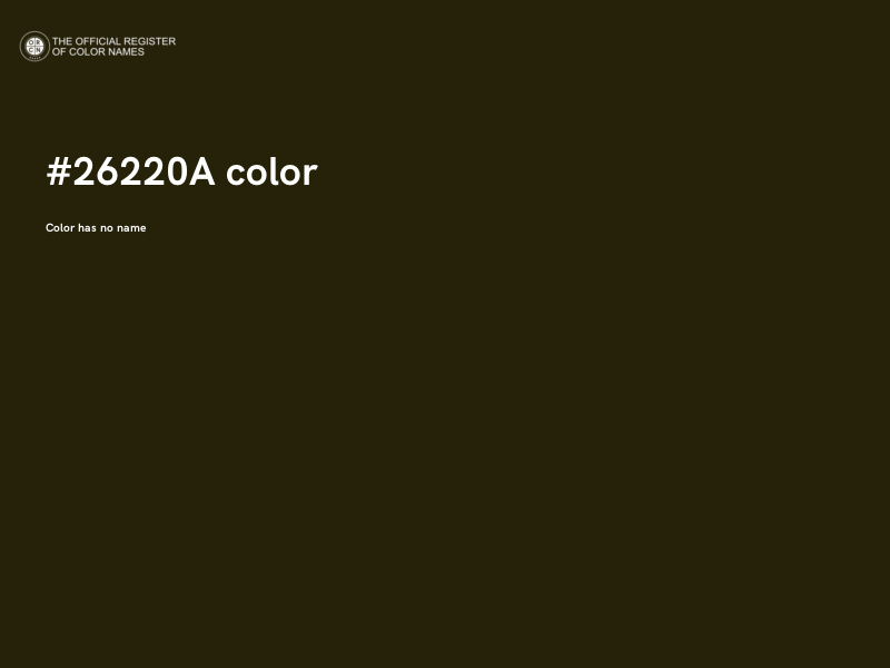 #26220A color image