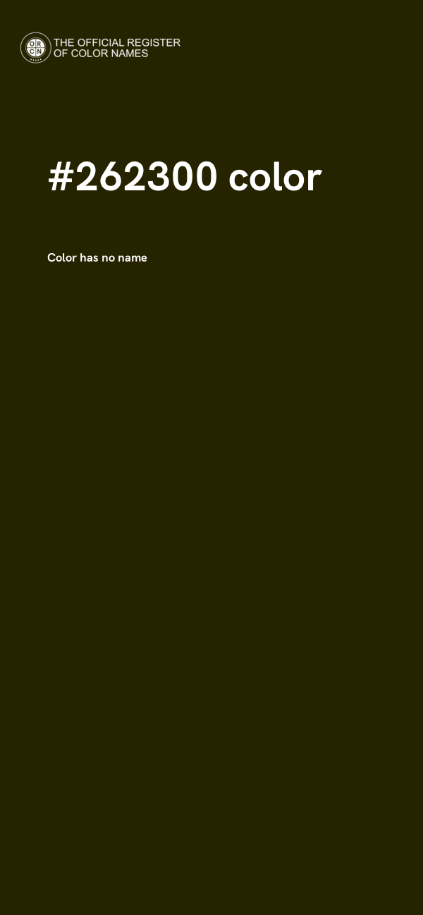 #262300 color image