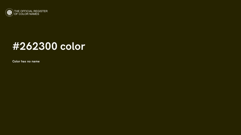 #262300 color image
