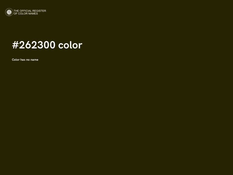 #262300 color image