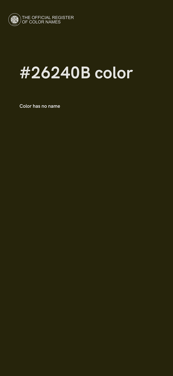 #26240B color image