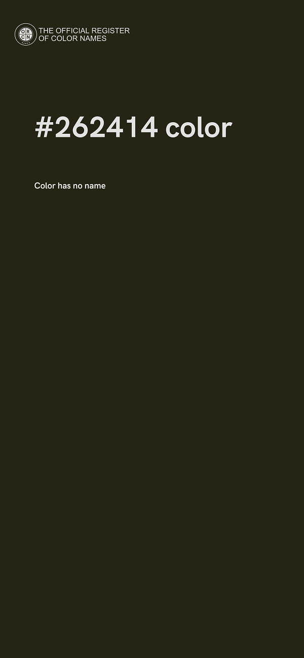 #262414 color image