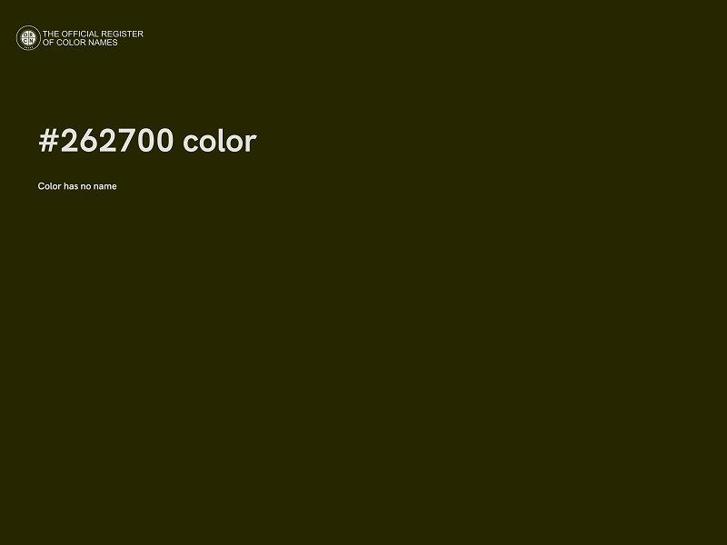 #262700 color image