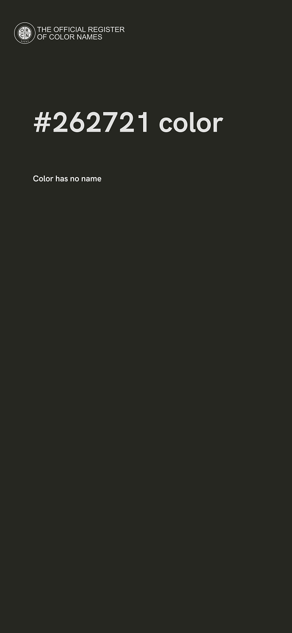 #262721 color image