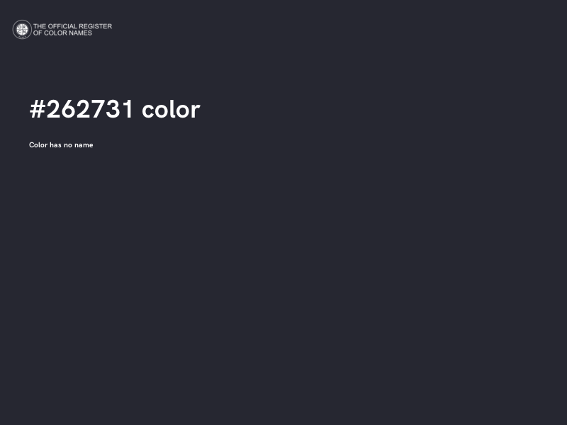 #262731 color image