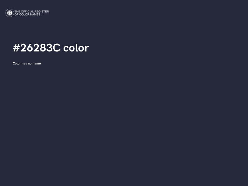 #26283C color image