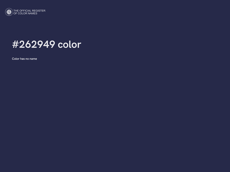 #262949 color image