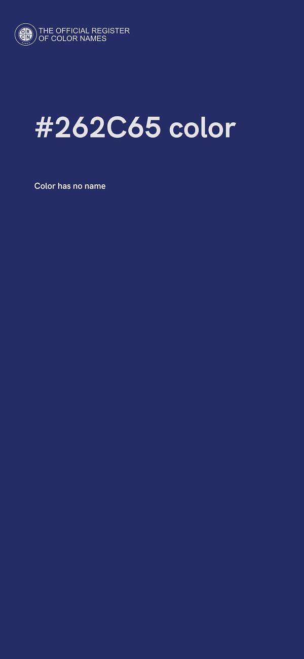 #262C65 color image