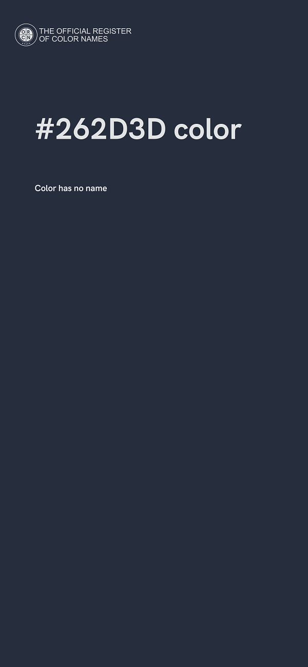 #262D3D color image