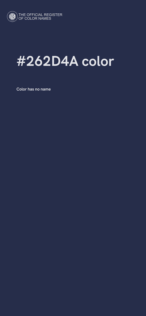 #262D4A color image