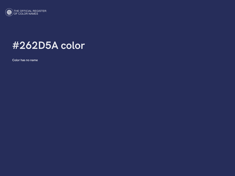 #262D5A color image