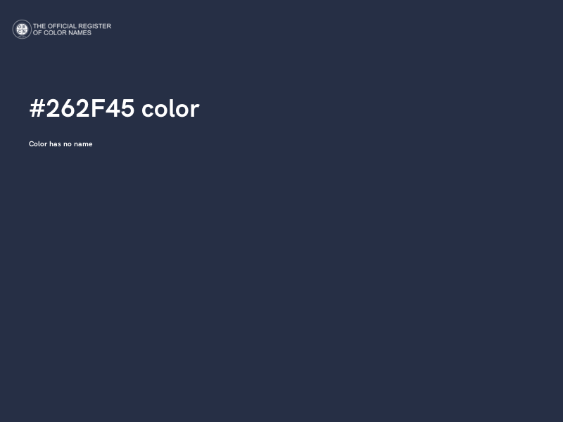 #262F45 color image