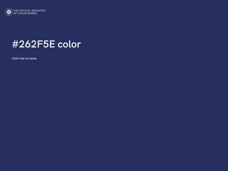#262F5E color image