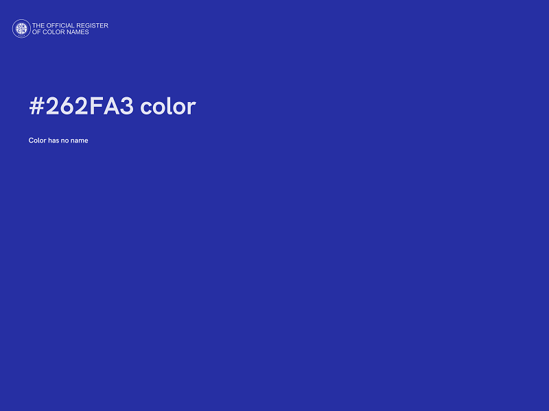 #262FA3 color image