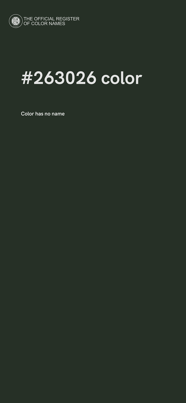 #263026 color image