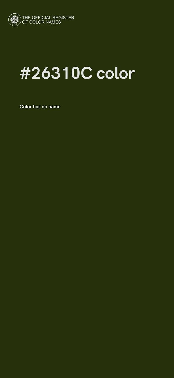 #26310C color image