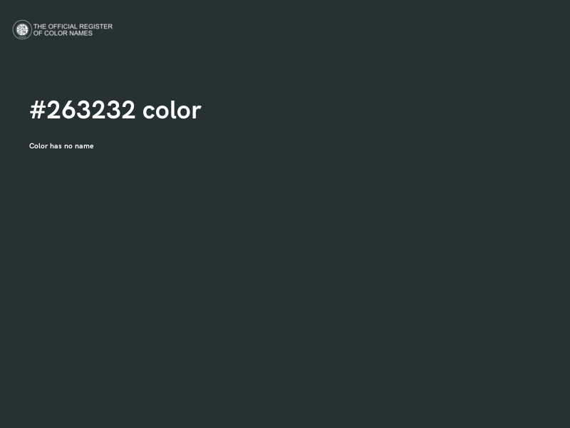 #263232 color image