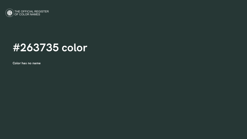 #263735 color image