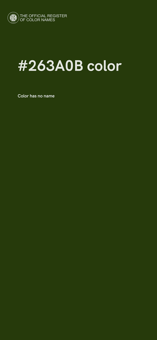#263A0B color image