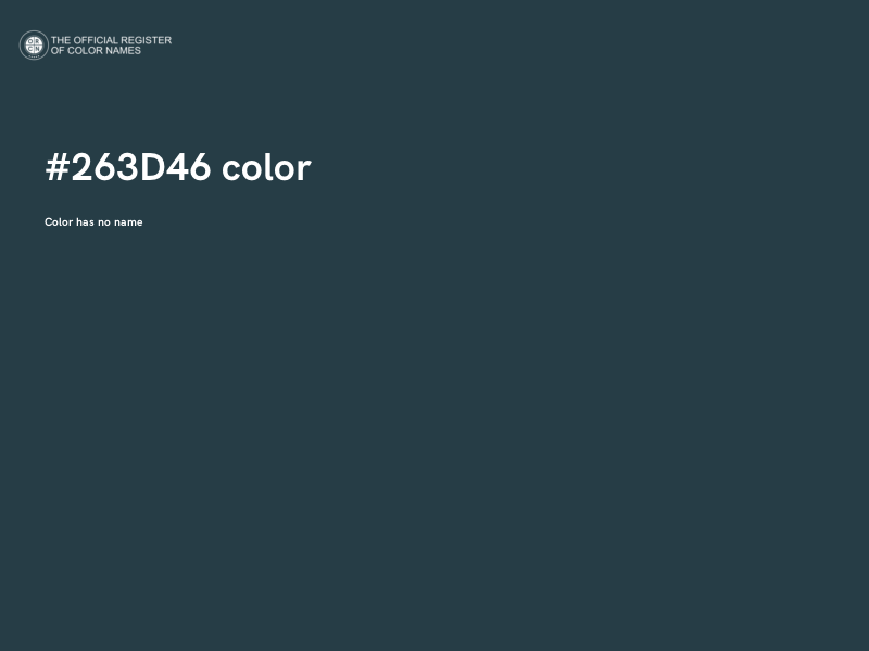 #263D46 color image