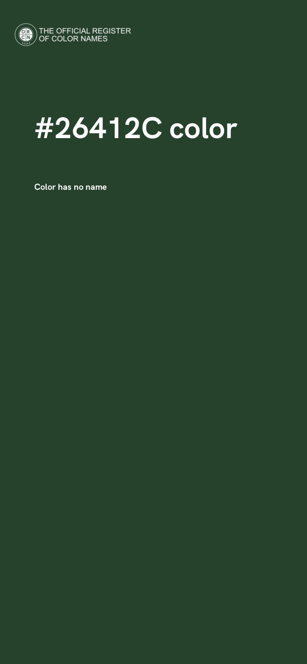 #26412C color image
