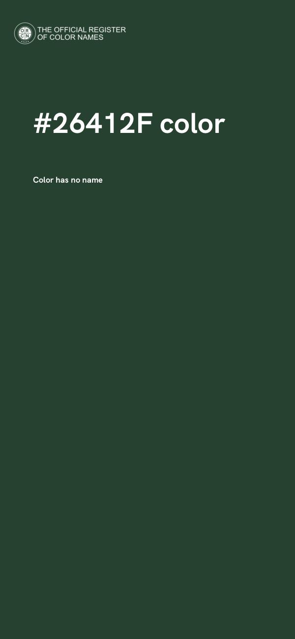 #26412F color image