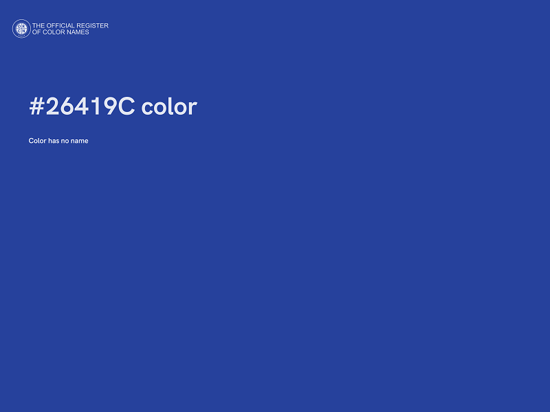 #26419C color image