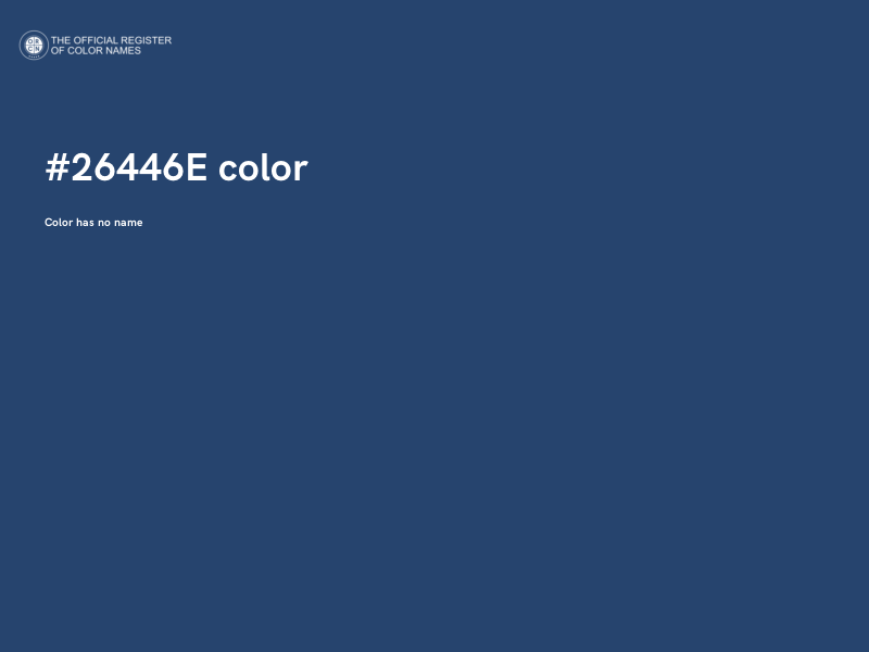 #26446E color image