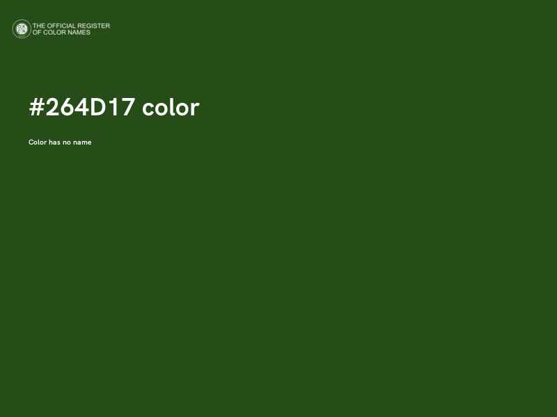 #264D17 color image
