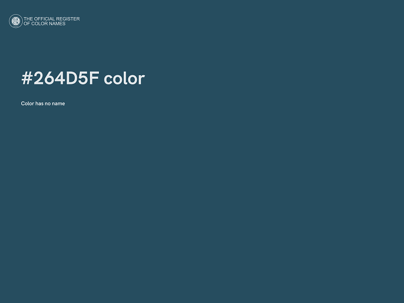 #264D5F color image