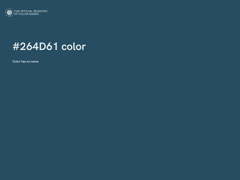 #264D61 color image