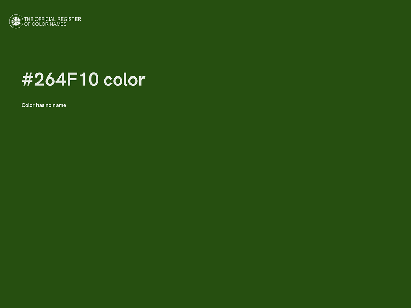 #264F10 color image