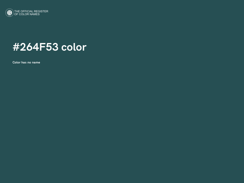 #264F53 color image