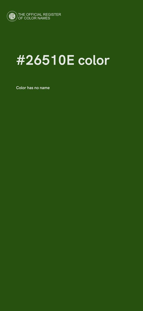 #26510E color image
