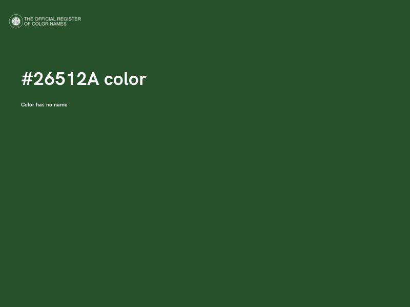 #26512A color image