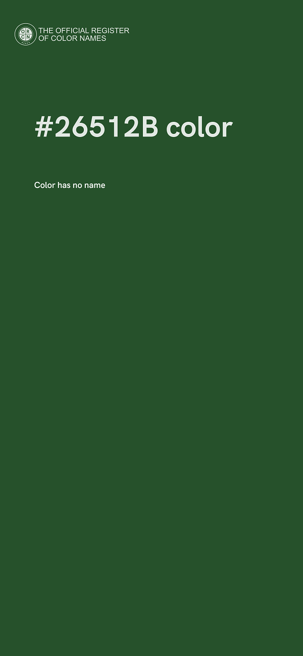 #26512B color image
