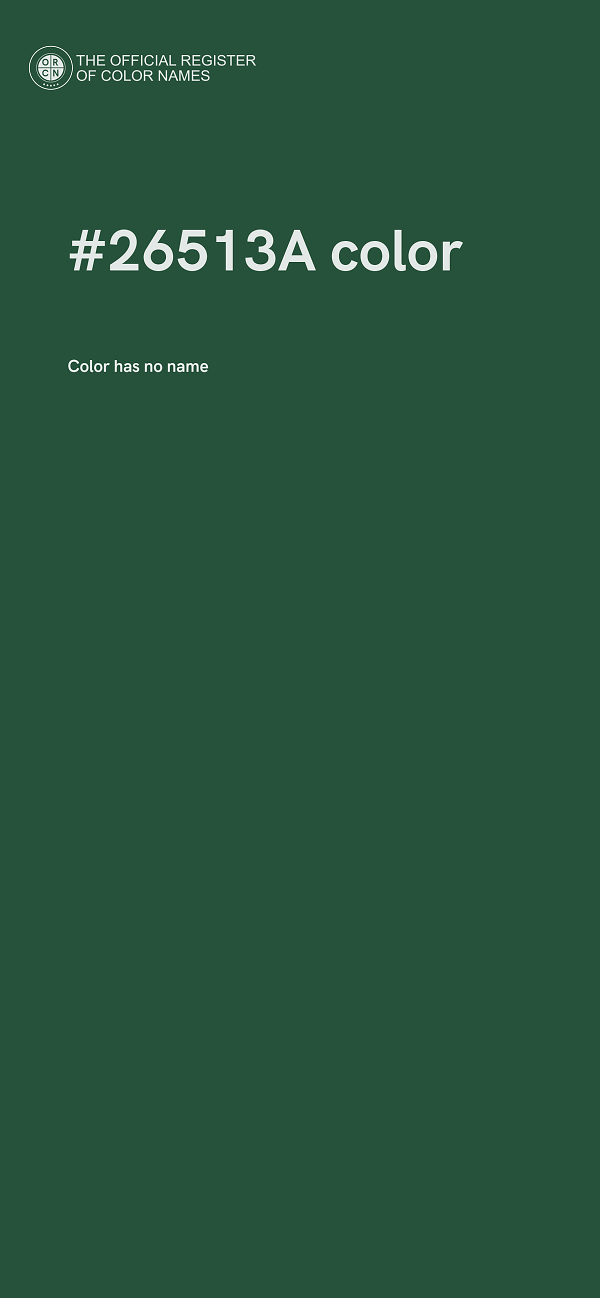 #26513A color image