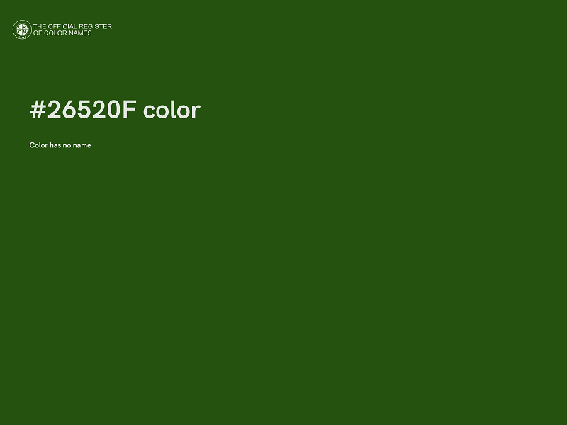#26520F color image