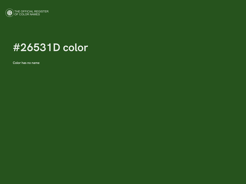 #26531D color image