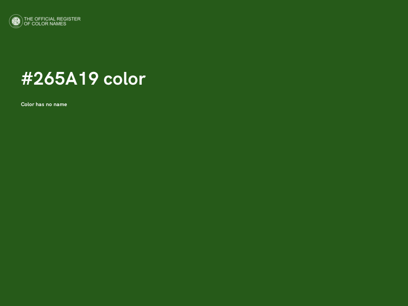 #265A19 color image