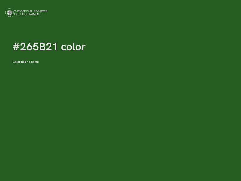 #265B21 color image