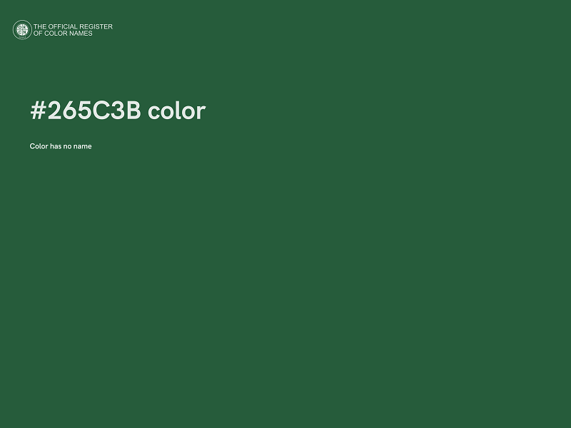 #265C3B color image